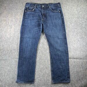 Levi's 501 Blue Jeans Men's 38x30 Fits 36x29‎ Mexico Button Fly Americana Denim